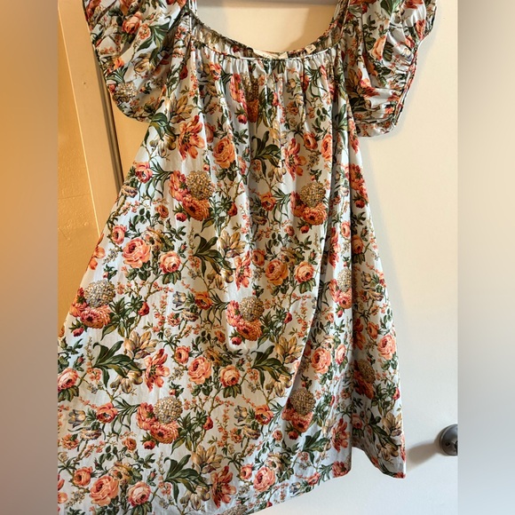 Doen Julie Dress in Calico Garden - Picture 3 of 9